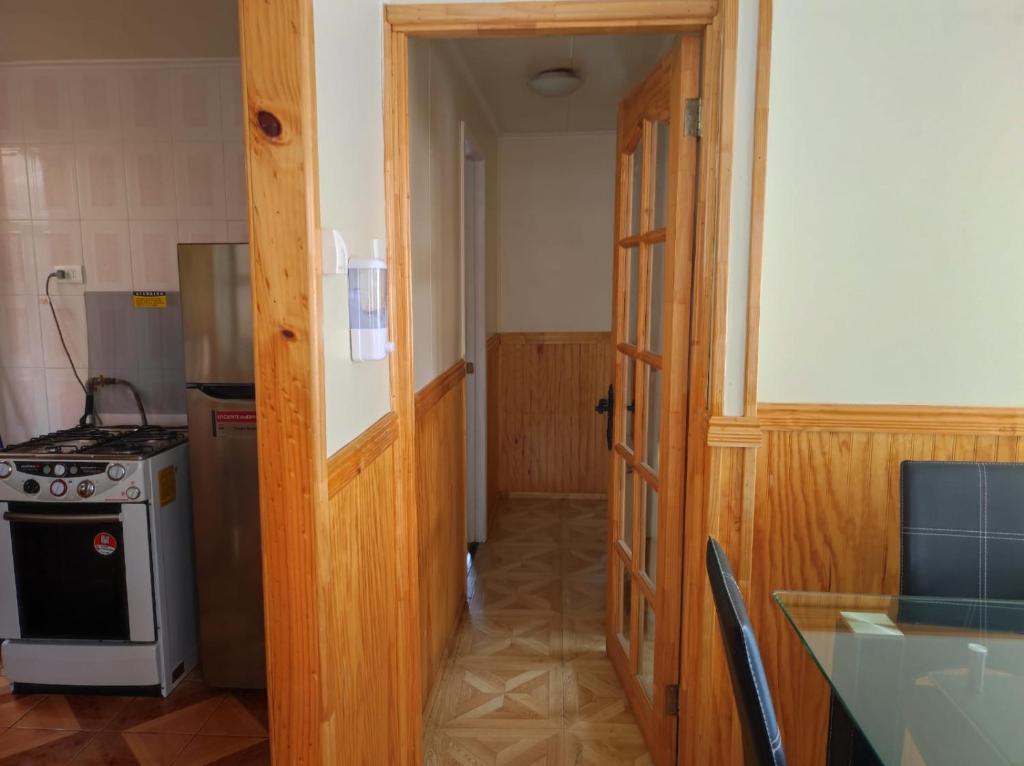 Kuchyň nebo kuchyňský kout v ubytování TyP Departamentos