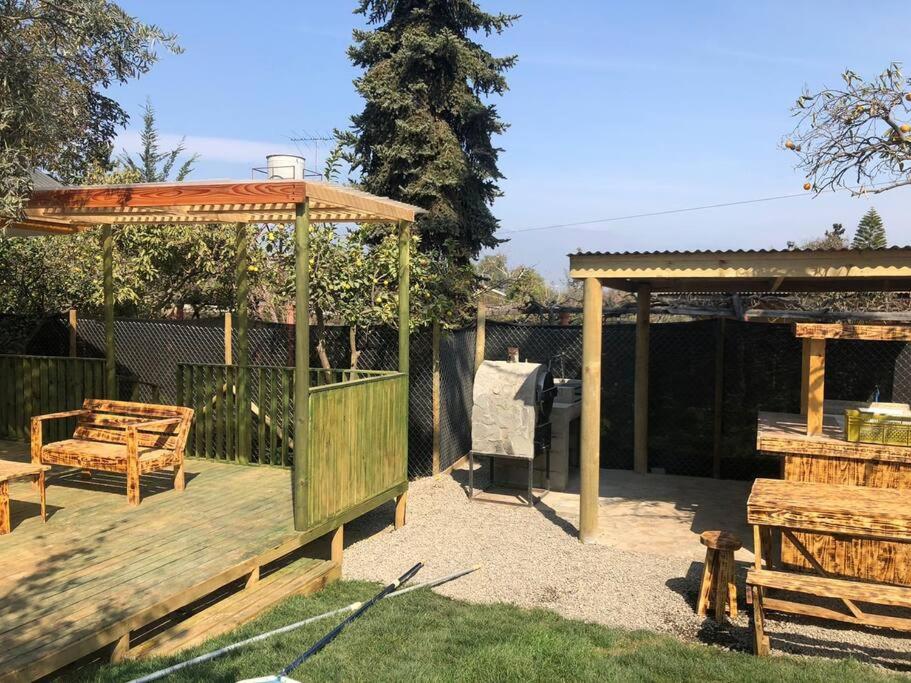 Zahrada ubytování CABAÑA PARA RELAX EN OLMUE