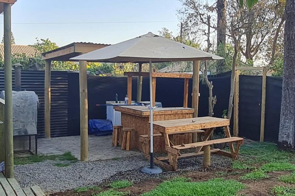Zahrada ubytování CABAÑA PARA RELAX EN OLMUE