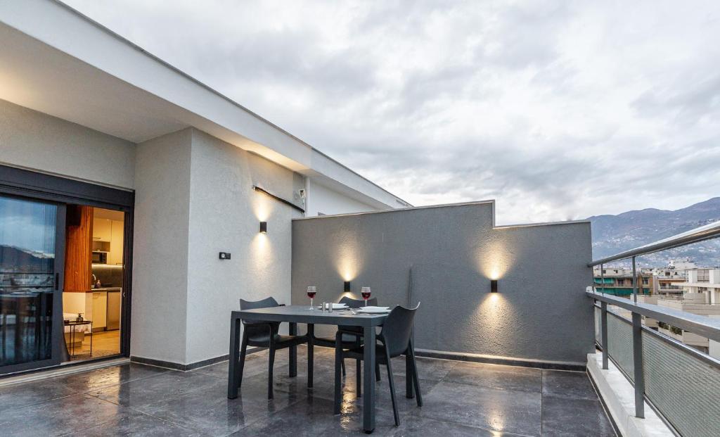 Nespecifikovaný výhled na hory nebo výhled na hory při pohledu z apartmánu