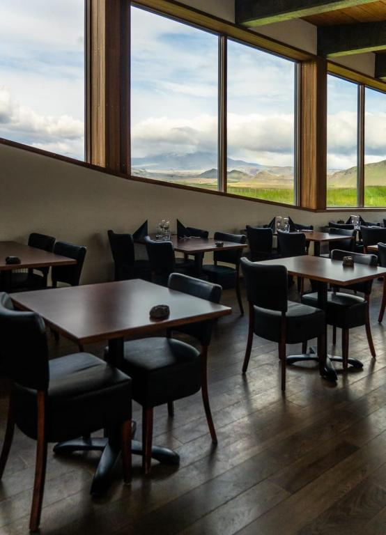 Posezení v ubytování Hotel Leirubakki