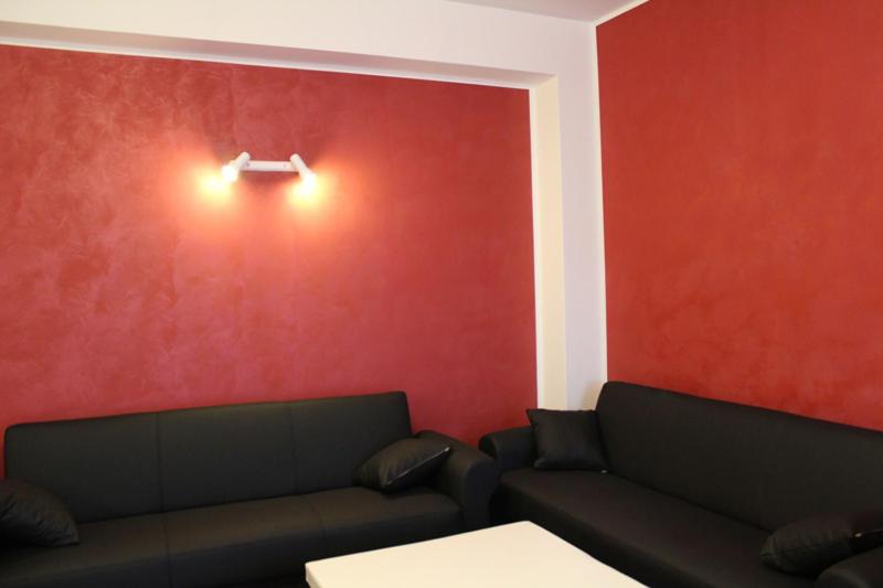 Posezení v ubytování B&B Il Centralino