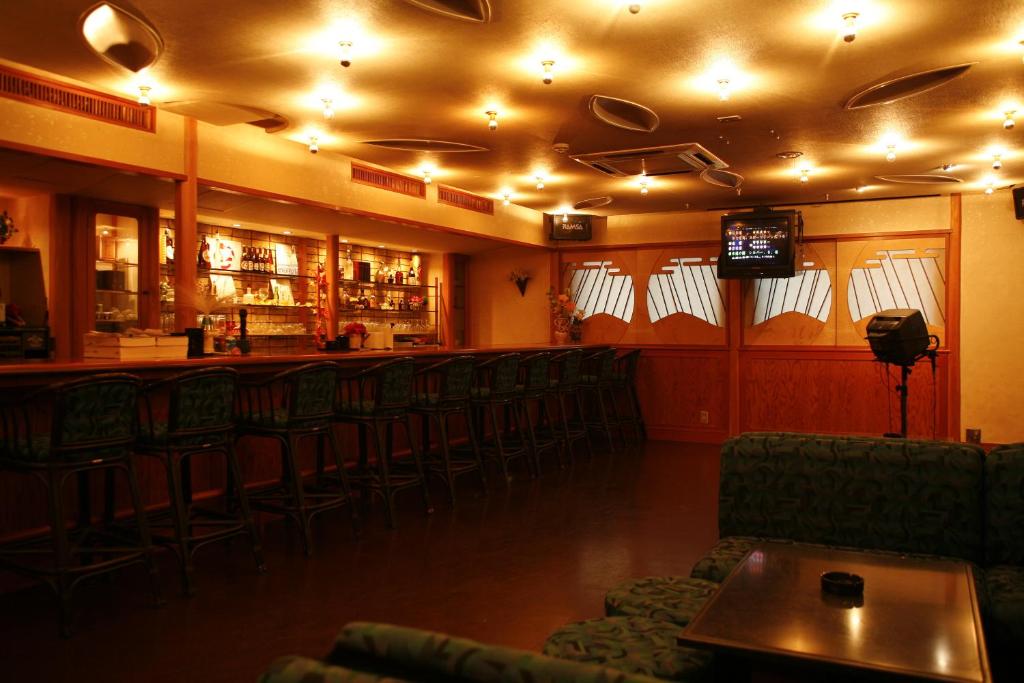 Lounge nebo bar v ubytování Sennennoyu Koman