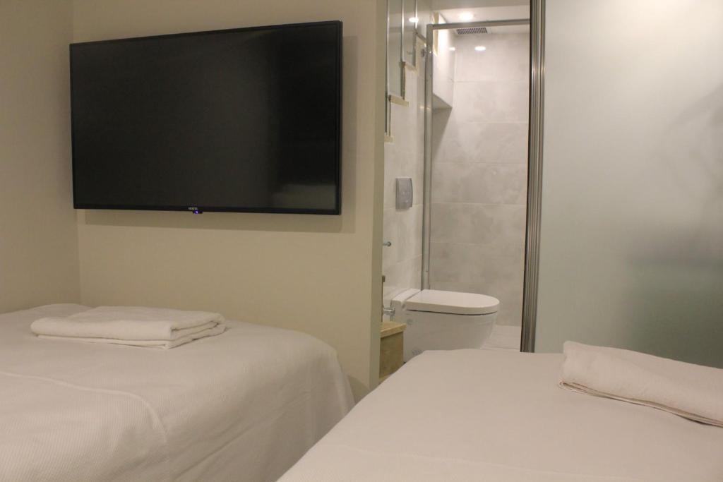 Koupelna v ubytování Perla Galata Hotel