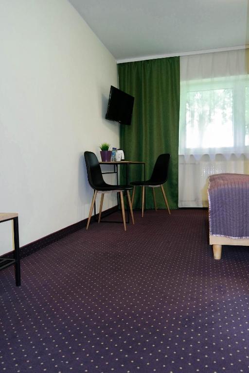 TV a/nebo společenská místnost v ubytování Hotel George