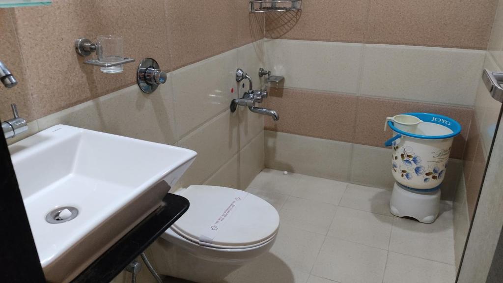 Koupelna v ubytování Hotel Flair Inn