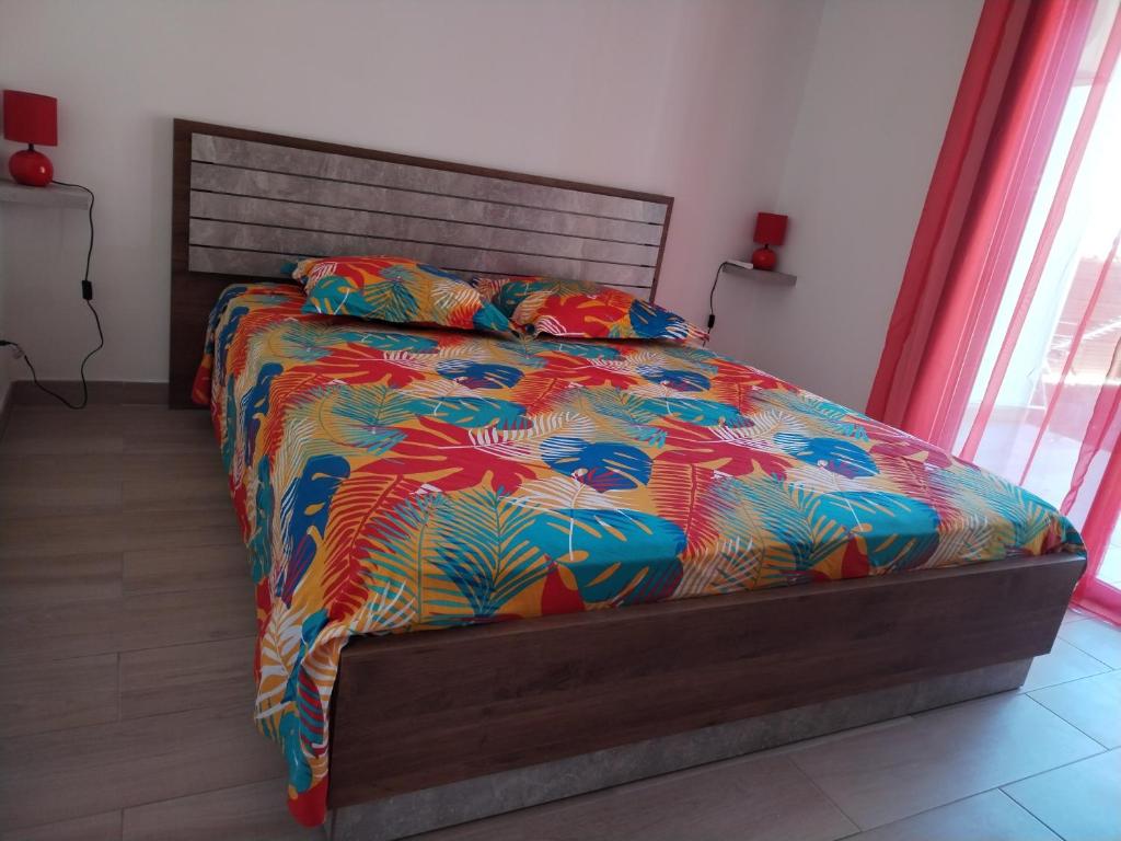 Postel nebo postele na pokoji v ubytování Chez Monblanc