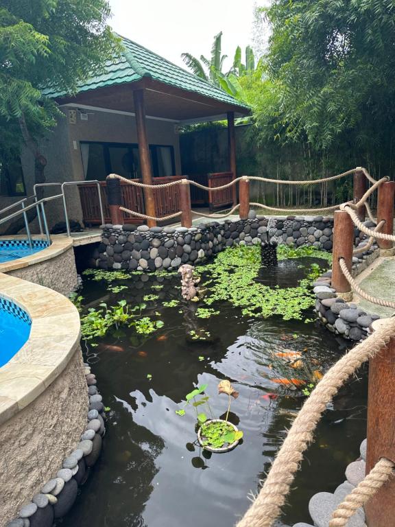 Bazén v ubytování Lunar Dive Resort: Bamboo Villas nebo v jeho okolí