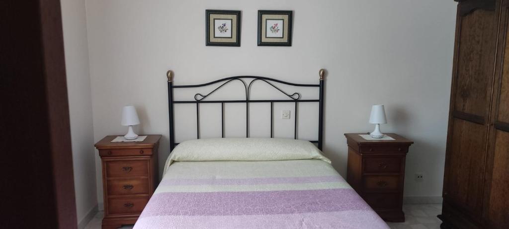 Postel nebo postele na pokoji v ubytování Casa rural Las Erillas
