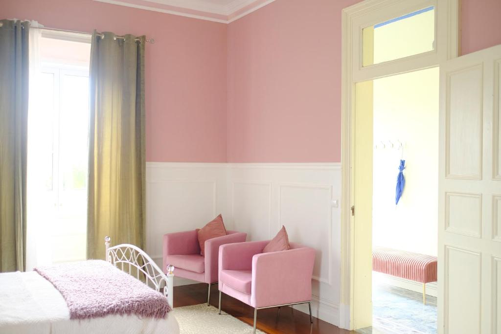 Posezení v ubytování Villa Várzea - Garden Suite
