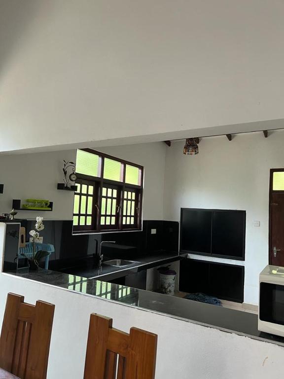 Kuchyň nebo kuchyňský kout v ubytování Ransavi villa
