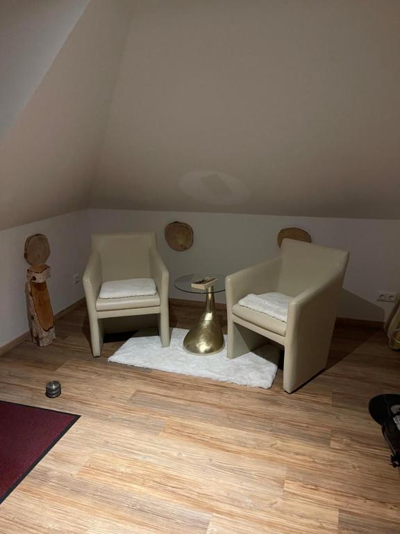 Posezení v ubytování Lux Apartmant Westerstede