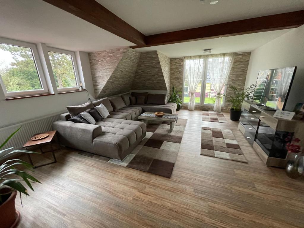 Posezení v ubytování Lux Apartmant Westerstede