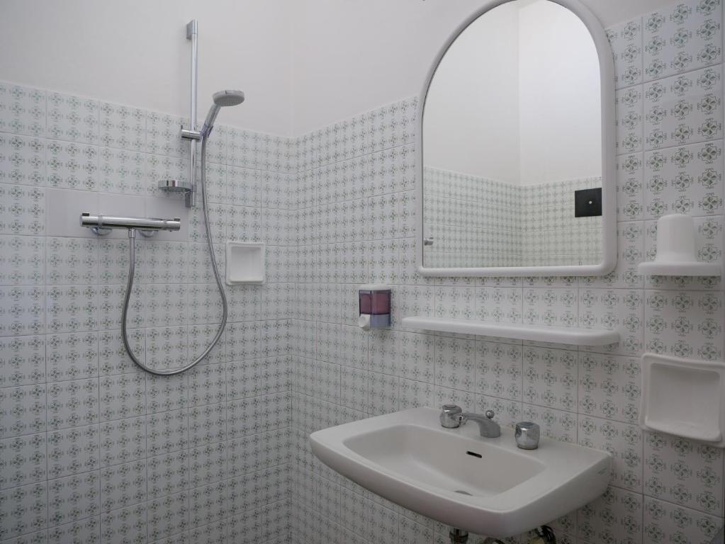 Koupelna v ubytování Hotel Pari