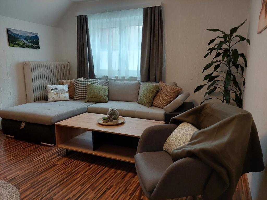 Posezení v ubytování Ferienwohnung Werner Pucher OG