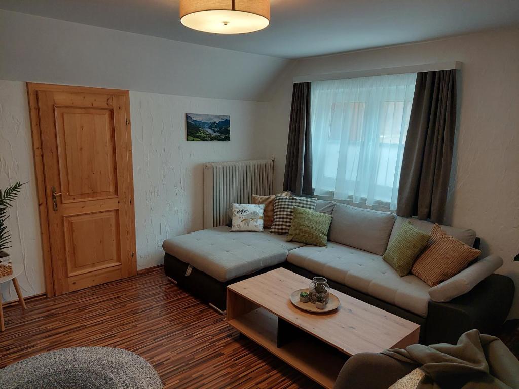 Posezení v ubytování Ferienwohnung Werner Pucher OG