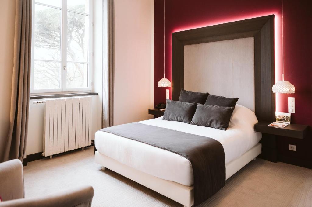 Letto o letti in una camera di Domaine d'En Fargou