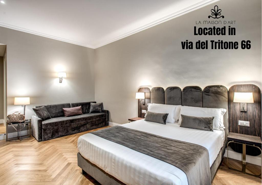 
Classic Double Room - Separate Building Via del Tritone 66
