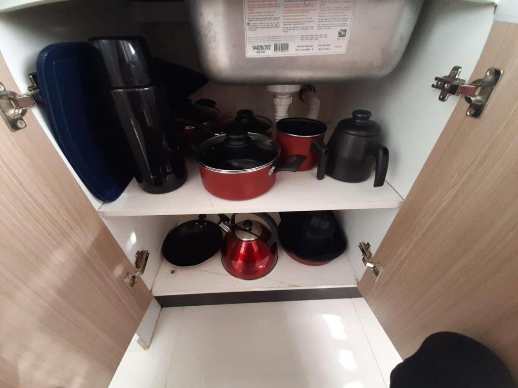 Kuchyň nebo kuchyňský kout v ubytování Apartamento inteiro com garagem coberta Treviso
