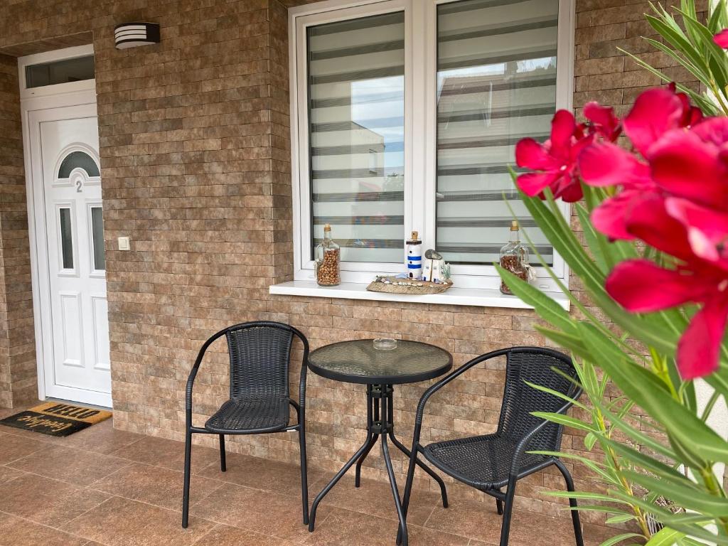 Balkón nebo terasa v ubytování VÁR-LAK Apartman