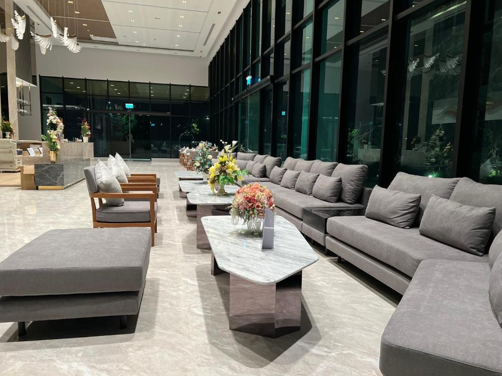 Posezení v ubytování Crystal Srivaree Suvarnabhumi Hotel