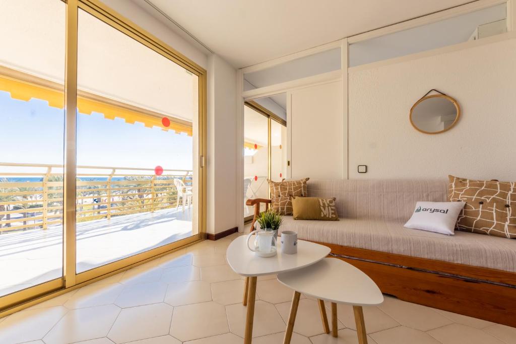 Balkón nebo terasa v ubytování Novelty con vistas al mar