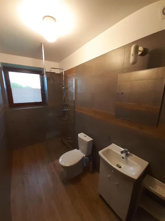 Koupelna v ubytování Willa Czajki
