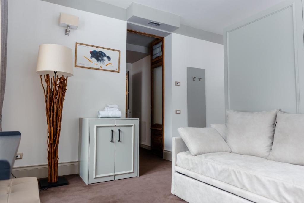 Posezení v ubytování Villa Carona Hotel & Spa