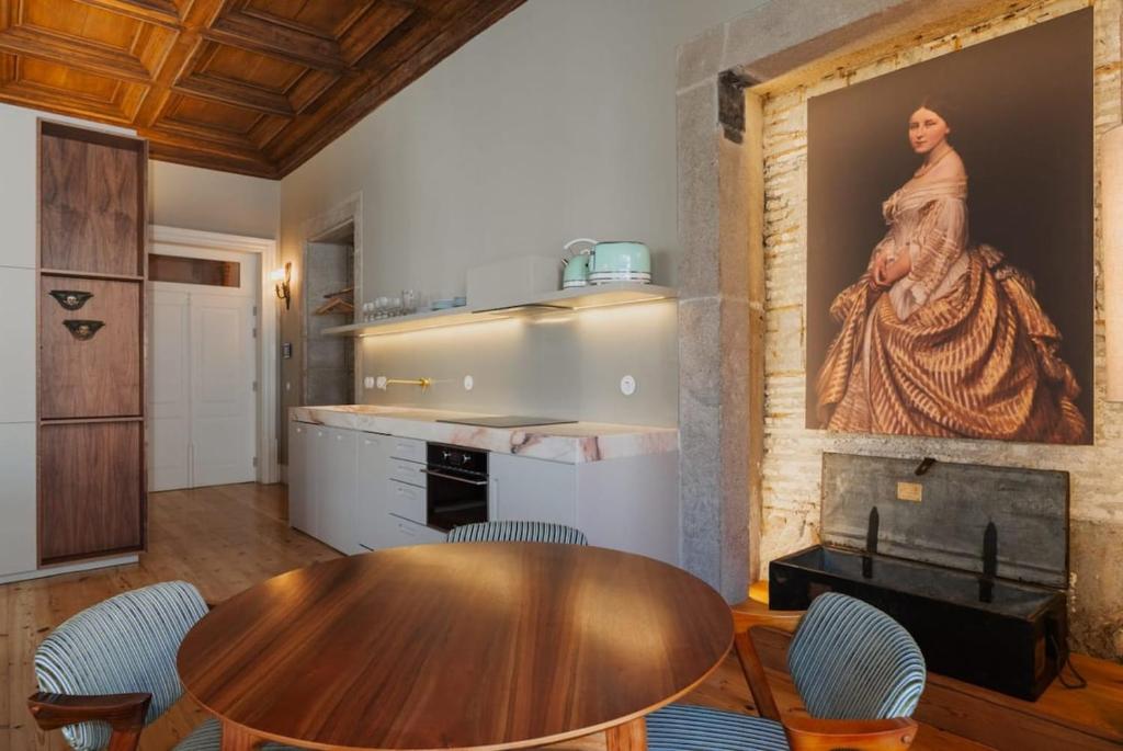 Posezení v ubytování Estefânia Luxury Apartment Historic House Downtown