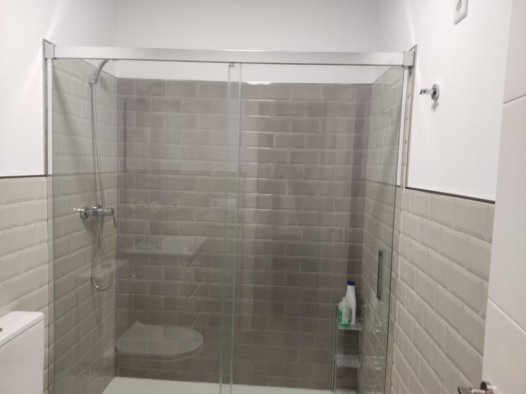 Koupelna v ubytování Apartamentos BARBAS