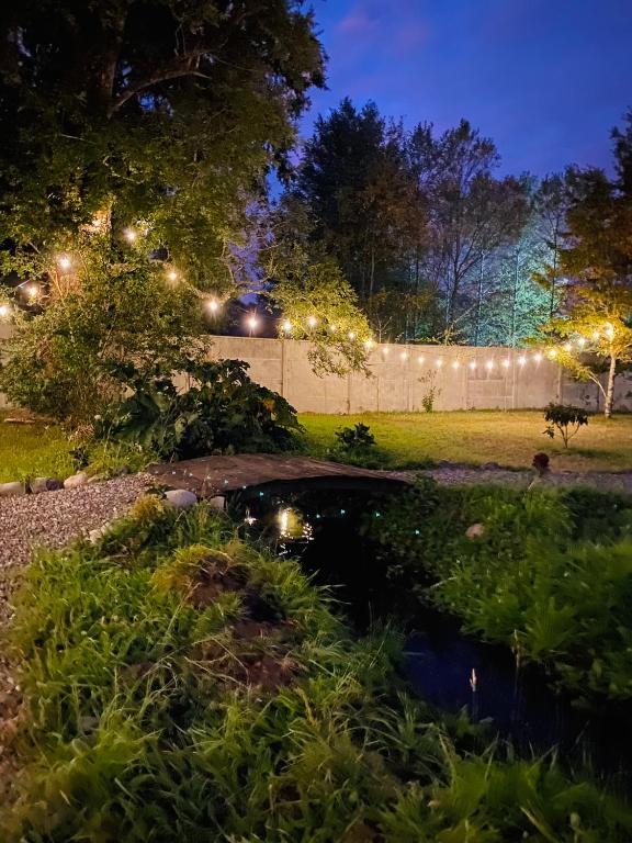 Zahrada ubytování Hostal Treile