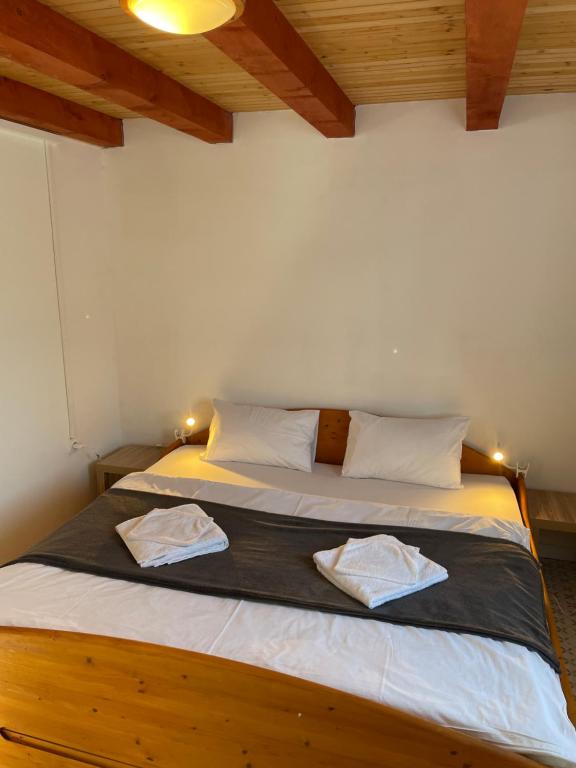 Postel nebo postele na pokoji v ubytování Apartmány Modrý Dom