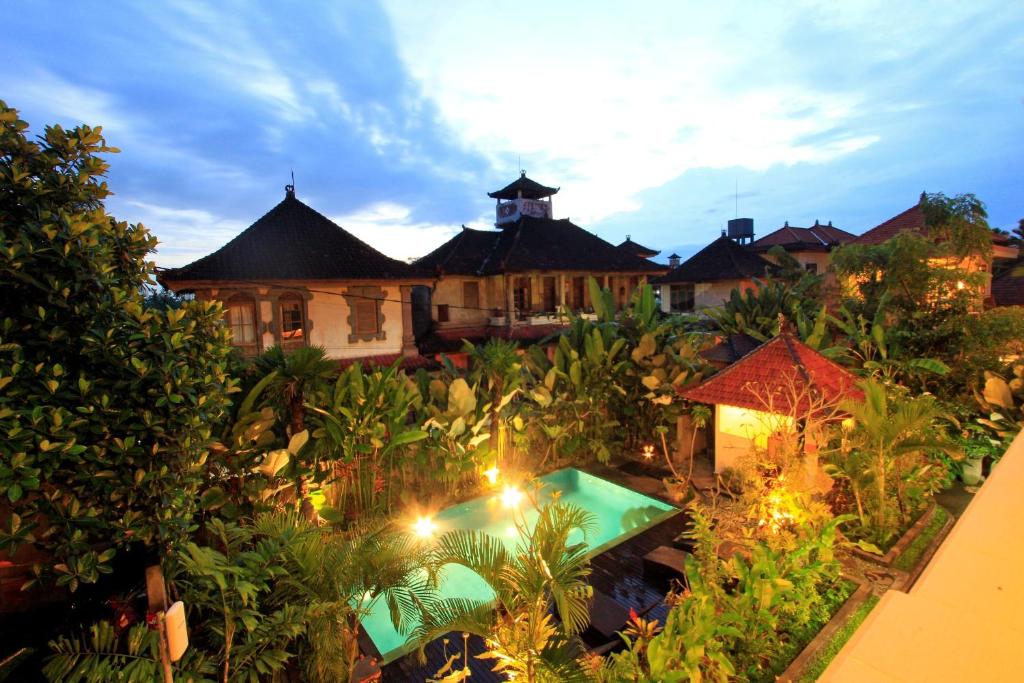 Zahrada ubytování Tanah Semujan Ubud