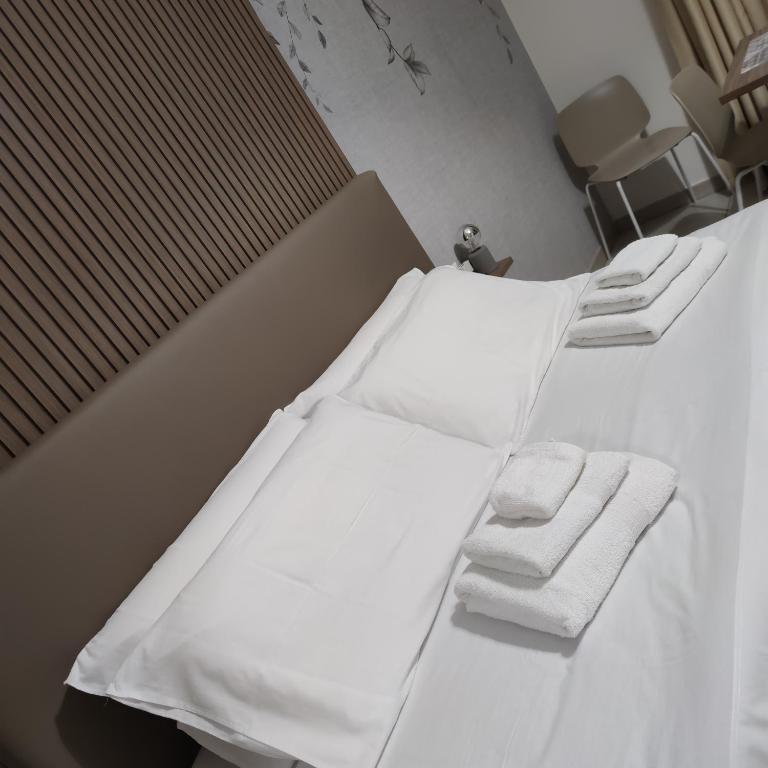 Posteľ alebo postele v izbe v ubytovaní B&B AMISTANZA