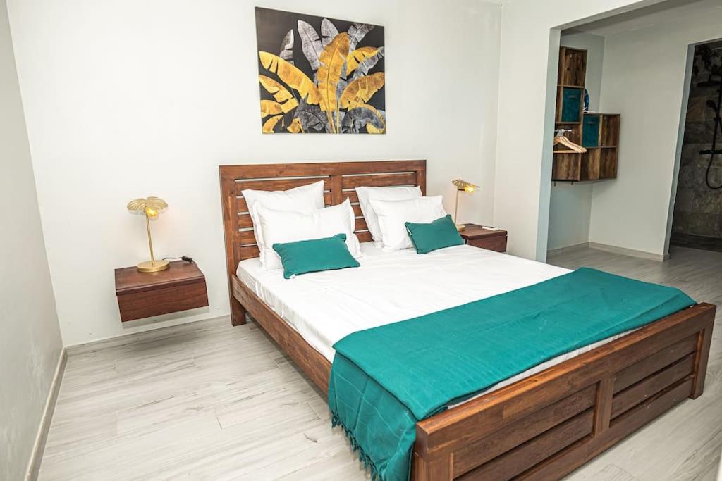 Postel nebo postele na pokoji v ubytování VT cottage