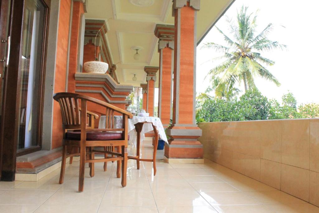 Balkón nebo terasa v ubytování Tanah Semujan Ubud