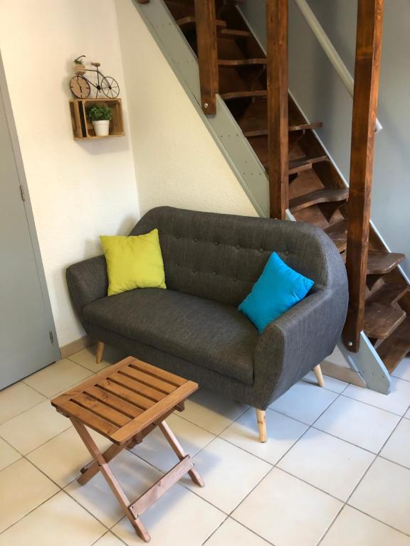 Posedenie v ubytovaní AU MIMOSA - Gîte Le Murier