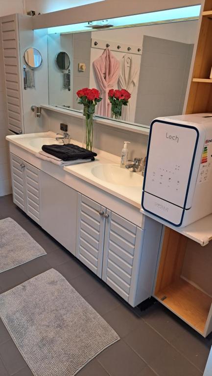 Kuchyň nebo kuchyňský kout v ubytování Évika boutique hotel