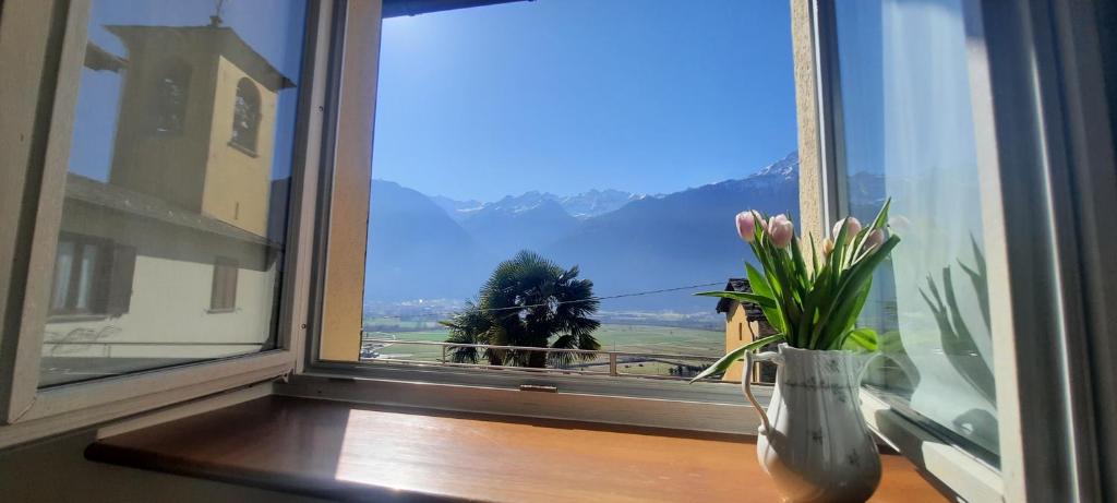 Nespecifikovaný výhled na hory nebo výhled na hory při pohledu z bed and breakfast