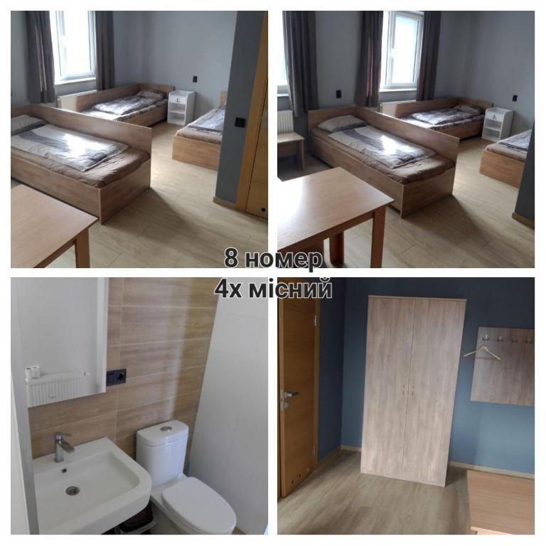 Postel nebo postele na pokoji v ubytování Hostel GREY