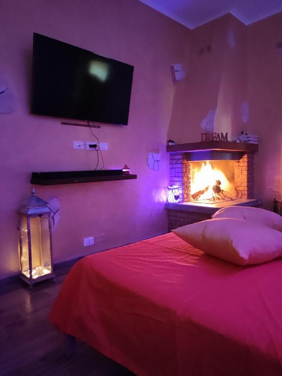 Postel nebo postele na pokoji v ubytování COUNTRYSIDE SUITE