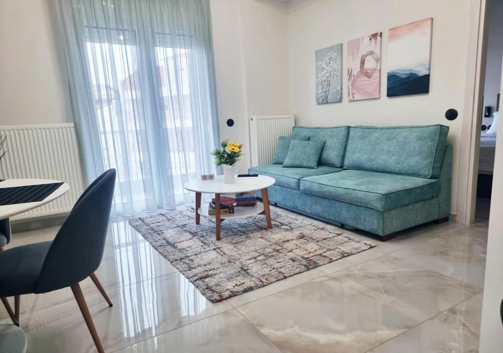 Posezení v ubytování Dream Home Veria