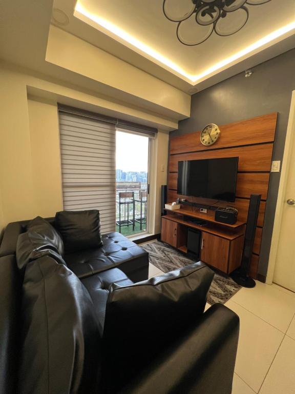 Ruang duduk di Lumiere suites
