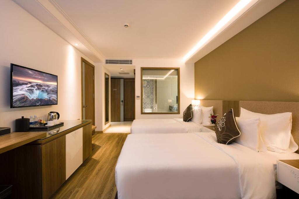 Phòng Senior Deluxe 2 Giường Đơn Nhìn Ra Biển