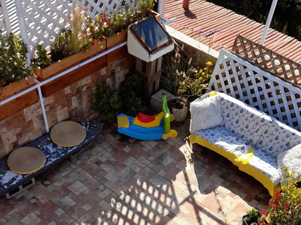 Zahrada ubytování Casa Fibonacci