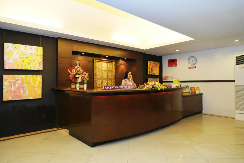 Vstupní hala nebo recepce v ubytování Sampaguita Suites JRG