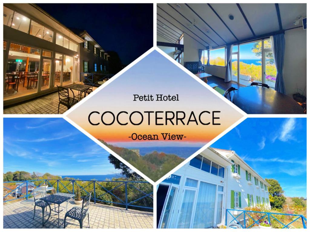 a collage of pictures of a house at COCO TERRACE -Ocean View- in Ito