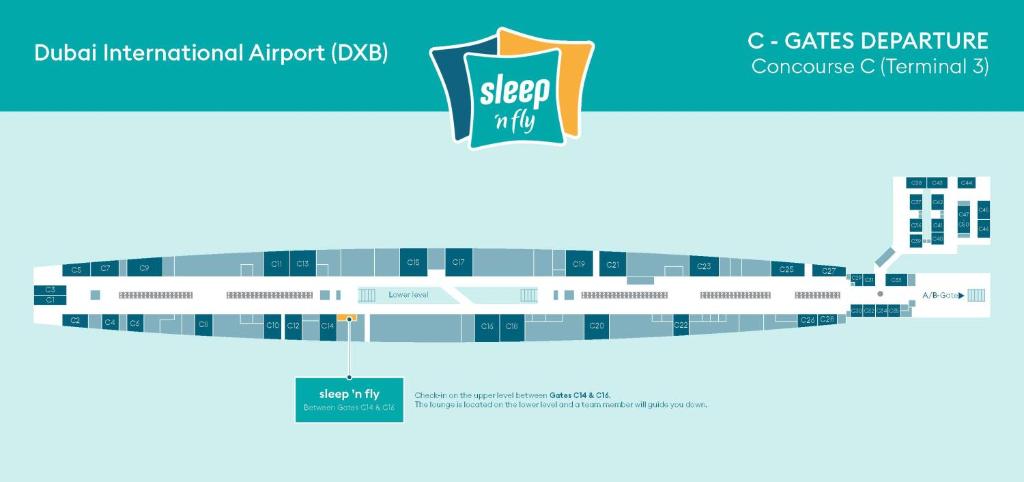Certifikát, hodnocení, plakát nebo jiný dokument vystavený v ubytování sleep 'n fly Sleep Lounge, C-Gates Terminal 3 - TRANSIT ONLY