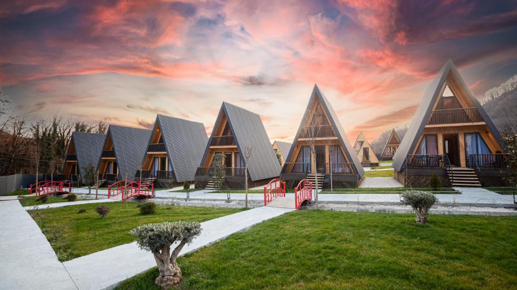 Zahrada ubytování Reserve Resort Lagodekhi