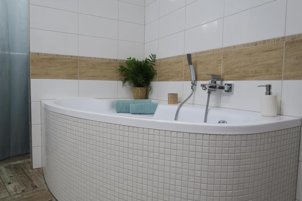 Koupelna v ubytování Apartmán U Josefa